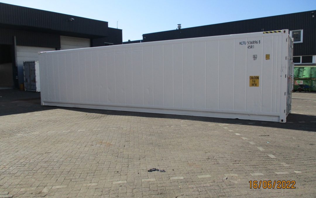 Refurbished 40ft x 8ft refrigerated container with new engine